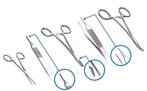 Kit de sutura completo de alta calidad aprobado por Ce, instrumentos básicos de fórceps quirúrgicos para médicos - Product Image 5