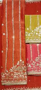 Trajes de fiesta bordados a mano sin costuras de diseñador moderno para mujer, moda india, fiestas de estilo tradicional hacia adelante - Product Image 3