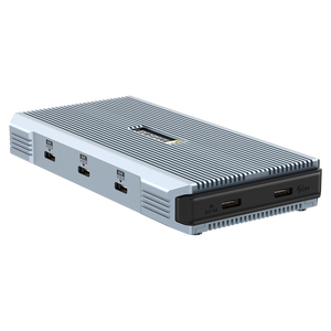 UHub Power X3-<b>Type</b>-<b>C</b> 3-in-1 Docking Station Triple 4K@60Hz Monitor Hub for Windows Aluminium Alloy with Data Transfer Function - Product Image 6