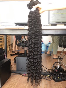 Extensión de cabello de onda profunda suelta vietnamita virgen natural productos para el cabello vietnamitas crudos directamente de la fábrica de Vietnam - Product Image 2