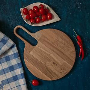 Planche à découper en chêne classique avec poignée, planche de service en bois D30 cm, planche à découper en chêne avec poignée, - Product Image 3
