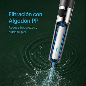 Soffione Doccia in Acciaio Inossidabile Nero Opaco Cromato, Tre Modalità di Risparmio Idrico, Accessorio Doccia Pressurizzato per Bagno - Product Image 4