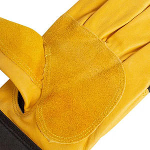 Guantes de Trabajo Mecánicos de Cuero de Grano Vacuno de Alta Calidad, Protección Industrial para las Manos, Guantes Resistentes a la Abrasión de Uso Pesado - Product Image 5