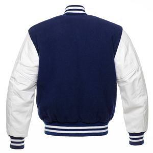 Nuevas chaquetas universitarias con botones y mangas de cuero personalizadas, talla adulta, venta al por mayor, ropa de calle para hombre, chaqueta universitaria para exteriores - Product Image 2