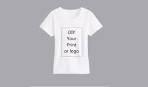 Camiseta de Manga Corta con Cuello en V para Mujer, de Poliéster Ecológico, Talla Grande, Personalizada, con Logotipo Impreso OEM, Nueva Tendencia - Product Image 3