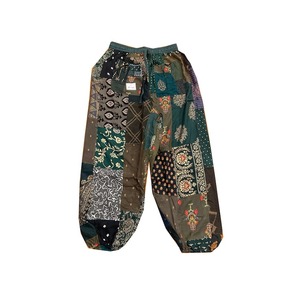 Pantalones harén de retazos de rayón hechos a mano coloridos para mujer, cintura elástica, ropa de Festival de verano, bolsillos para todas las estaciones, venta al por mayor - Product Image 6