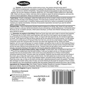 DenTek Home <b>Dental</b> First Aid Kit with Quick Repair for Lost Fillings Cleaning & Filling Teeth <b>Equipment</b> - Product Image 3