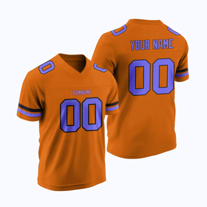 Vêtements d'entraînement de sport Ensemble d'uniformes en tissu polyester Hauts de football américain Maillot de football américain pour homme - Product Image 2