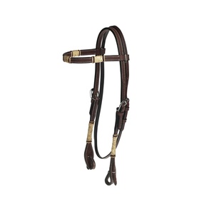 Headstall Western Headstall Tout Usage Cuir Noir Equitation Western Headstall - Product Image 4