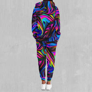 Survêtements de jogging à sublimation personnalisée Survêtements taille élastique surdimensionnée Unisexe Décontracté Léger Respirant Haute Qualité 2 Pièces - Product Image 6