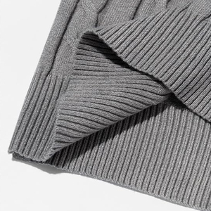 Chandails pour hommes en tricot à manches longues avec logo imprimé sur mesure chandails pour hommes nouvelle mode vêtements d'hiver personnalisés à vendre - Product Image 6