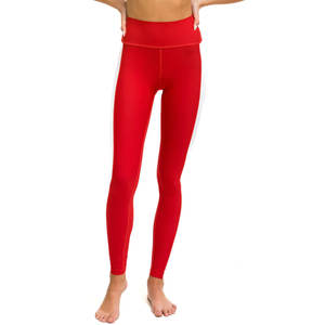 100% coton vêtements de sport femmes Leggings ensemble coton bio Yoga pantalon durable Yoga Leggings pour femmes de haute qualité - Product Image 5