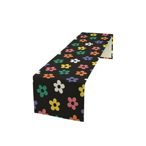 Nouveau design 100% pur coton décoration de la maison brodé chemin de table de luxe avec logo privé - Product Image 6