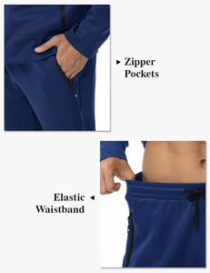 Ensemble Deux Pièces Survêtement Sport Sweat Jogger Hoodie Ensemble 2 Pièces Running Men Jogging Suit Plain Tracksuit - Product Image 6