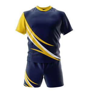 Conjunto de Uniforme de Rugby Personalizado para Hombre, Talla Grande, de Alta Calidad, Transpirable, Ecológico, Bordado y Sublimado - Product Image 3