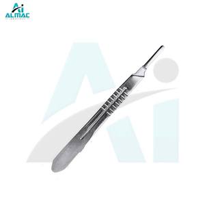 Herramienta quirúrgica con mango de bisturí ALMAC OEM hecha de acero inoxidable de alta calidad para una mayor precisión en procedimientos médicos y clínicos - Product Image 4