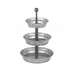 Soporte de aluminio para tartas de 2 niveles con forma redonda, tamaño personalizado, color dorado, dulces, chocolates, soporte para proveedor mayorista - Product Image 6