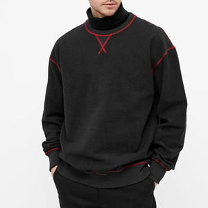 Ensemble de sweatshirts à capuche unisexe en coton mélangé Nouveau logo personnalisé Impression numérique quantité minimale de commande teint en couleur unie 2 pièces pour l'hiver - Product Image 6