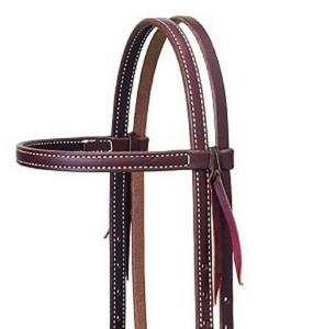 Nouvelle arrivée en cuir véritable Headstall Western Horse Bride Horse Tack en cuir Western Headstall Cowboy Western Horse Tack Set - Product Image 3