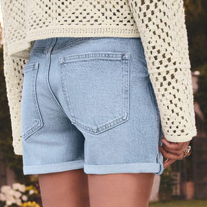 Vêtements pour femmes Jeans Perle Denim Court Mode D'été Jeans Pantalon Court Diamant Denim Shorts Décontractés pour Femmes shorts jeans ensemble - Product Image 3