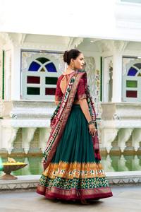 High-End Handcrafted Lehenga Choli with Intricate Beadwork and Dupatta for Bridal and Reception Wear Available for Best price - Product Image 6