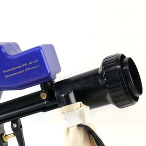 LEMATEC AS118-9-1 OEM Air <b>Sandblaster</b> with Dustless Recycling Nozzle for Rust Removal - Product Image 5