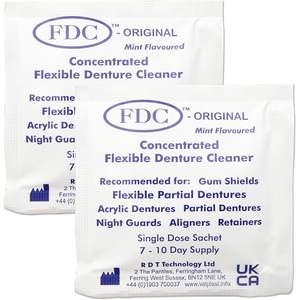 Fourniture de 3 mois de nettoyant flexible pour prothèses dentaires (FDC) Produit pratique pour l'entretien des prothèses dentaires - Product Image 2
