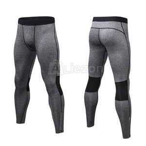 Legging de fitness pour hommes Legging à taille élastique pour hommes Legging de sport de course à pied de grande taille pour hommes - Product Image 3