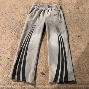 Unisex Plus Size Custom 420GSM <b>Grey</b> Acid Wash <b>Hoodies</b> Pants Sets Boxy Fit Cropped Sweatshirts Winter Embroidery Printed Solid - Product Image 3