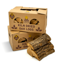 Bûches de bois de chauffage, de chêne et de hêtre séchés au four de qualité supérieure à vendre