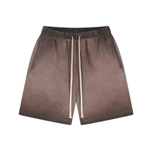 กางเกงขาสั้นระบายเหงื่อเอฟเฟกต์แสงแดดจางหายไปมีสไตล์ใส่ได้พอดีมีสีและขนาดที่กำหนดเอง - Product Image 2