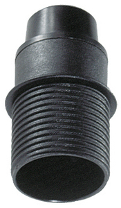 Portalampada E14, corpo avvitabile con stop nero, 250V 2A (Solera 6584CTN) - Product Image 1