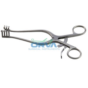 Écarteur à retenue automatique Instruments chirurgicaux manuels réutilisables Instruments chirurgicaux allemands en acier inoxydable - Product Image 1