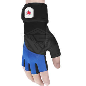 ถุงมือออกกำลังกายประสิทธิภาพสูง ถุงมือฟิตเนสสำหรับยกน้ำหนักในยิม พร้อมที่รองรับข้อมือ - Product Image 5