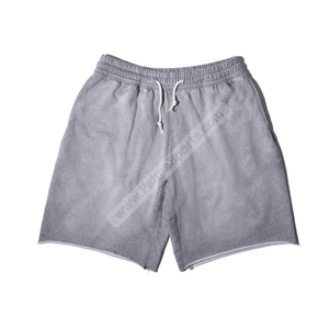 Pantalones cortos de sudor personalizados lavado con ácido servicios OEM último diseño pantalones cortos de sudor lavado con ácido hechos en Pakistán bordado de impresión - Product Image 1