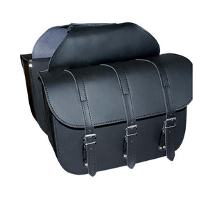 Sac de selle en cuir pur entièrement personnalisé OEM pochette à outils de moto sac de selle en cuir sac de selle personnalisé - Product Image 1