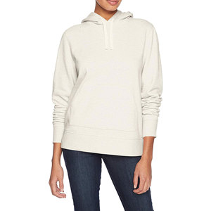 Pull-over à capuche en coton avec logo personnalisé pour femmes Sweat-shirt chaud d'hiver en polaire épaisse surdimensionnée Style Streetwear - Product Image 2