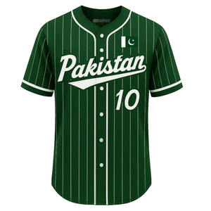 Venta al por mayor de alta calidad personalizado uniforme de béisbol 2025 transpirable entrenamiento Jersey conjunto nuevo diseño OEM Pakistán ropa deportiva 2025 - Product Image 6