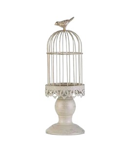 Hand Made <b>Set</b> <b>of</b> 2 Vintage Birdcage <b>Candle</b> Holders Rustic Metal Decorative Lanterns for Home Decor and Events - Product Image 1