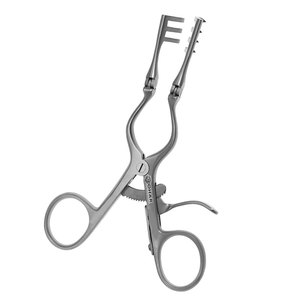 Retractores Especializados para Cirujanos Veterinarios, Retractor Beckman-Weitlaner 8 1/2 3*4 Afilado 22*17mm, Acero Quirúrgico Alemán - Product Image 3