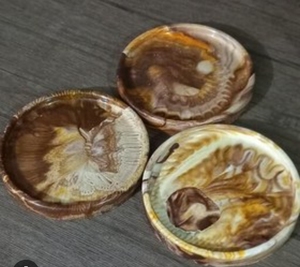 ชามผลไม้เรซิ่นอีพ็อกซี่พรีเมียม สีเหลือบรุ้ง ชมพูอ่อนผสมสีม่วงไลแลค ให้แสงวิบวับหรูหรา ปลอดสารพิษ เป็นมิตรกับสิ่งแวดล้อม เหมาะสำหรับจัดแสดงอาหาร - Product Image 2