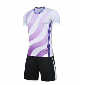 Conjunto de camiseta de fútbol de 2 piezas de secado rápido personalizado para hombre, Camiseta estampada de manga corta personalizada, pantalones cortos, uniforme de fútbol, ropa deportiva - Product Image 6