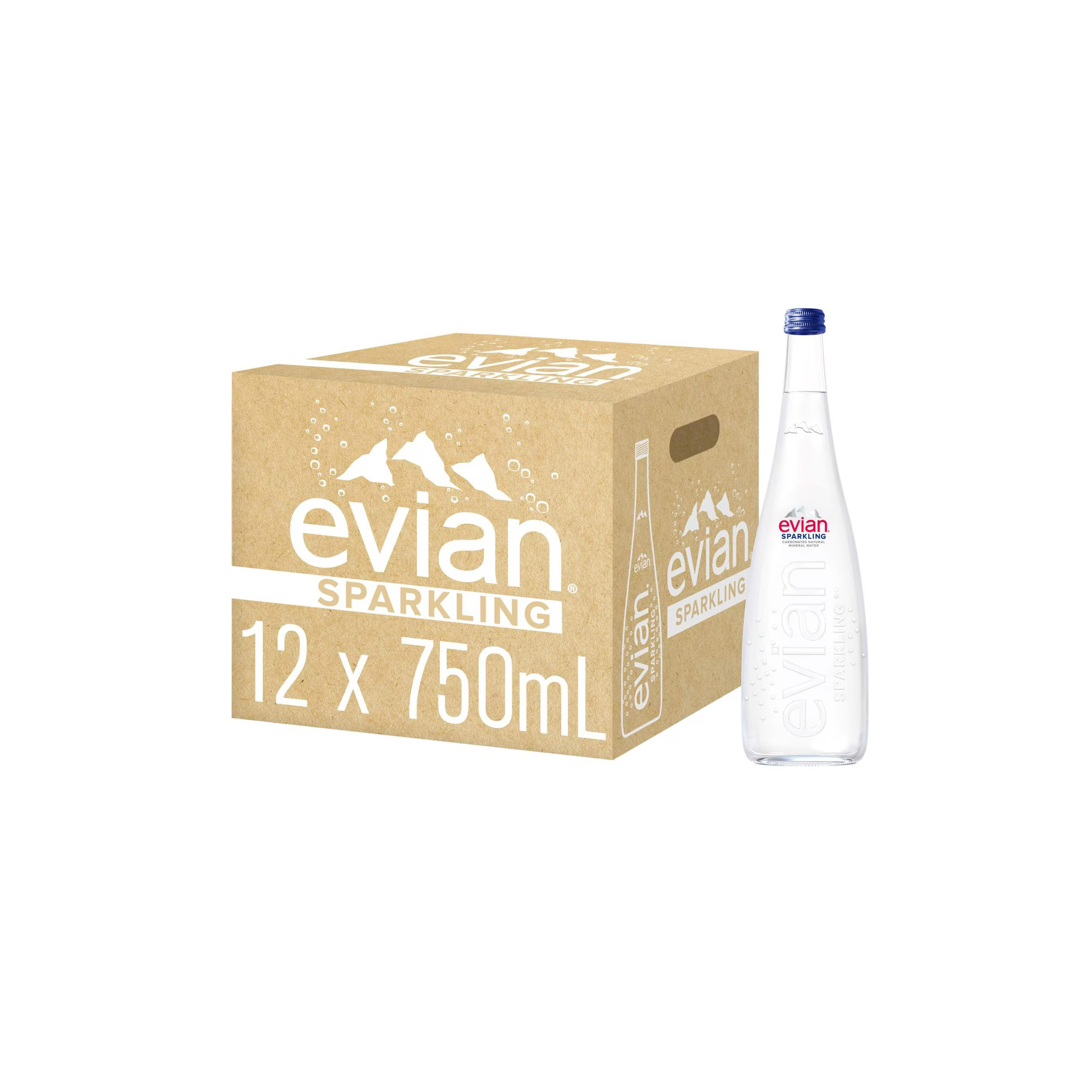 Газированная вода Evian с официальной сертификацией и длительным сроком хранения