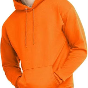Sudaderas Casuales de Invierno para Hombre, Color Sólido, 100% Algodón, Felpa Ecológica, Corte Regular - Product Image 1