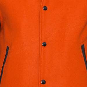 Blouson universitaire en cuir personnalisable pour homme, qualité supérieure, manches style Letterman, design bomber de baseball vierge, vente en gros - Product Image 5