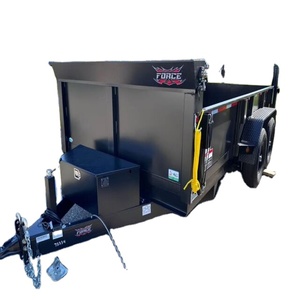 Nuevos remolques de granja pequeños usados, volquete, volquete, tándems, alta garantía de 1 año, industria de la construcción, componentes de motor de eje a la venta - Product Image 1