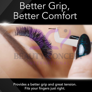 5 Pcs Set of Grafted Eyelash Tweezers Stainless Steel Eyelash Extension Makeup Beauty Care Tools - Product Image 5