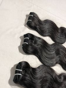 Bonne Densité Brut Non Transformé Vierge 100% Cuticule Aligné Premium Qualité Remy Vague de Corps Indien Donneur Unique Extension de Cheveux Humains - Product Image 5