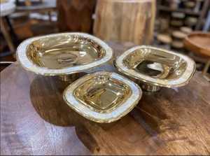 Dernier design moderne, métal poli Rectangle, motif personnalisé, plateau de service écologique, cadeau d'affaires lavable au lave-vaisselle - Product Image 2