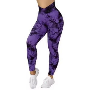 Legging de yoga par sublimation pantalon de gymnastique pour fitness legging de gymnastique respirant à jambes pour femmes taille haute OEM - Product Image 6